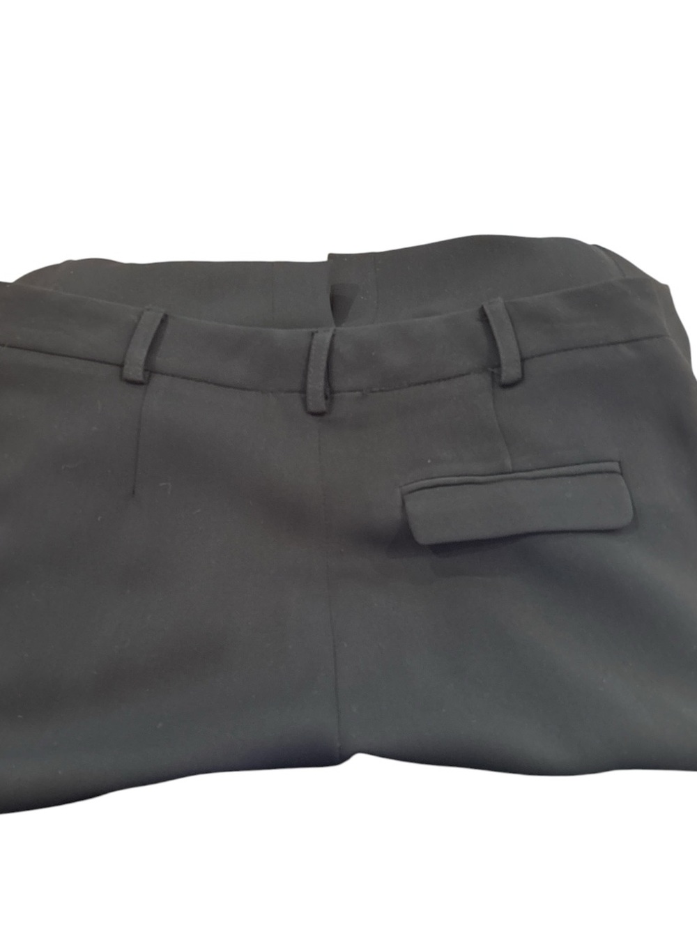 Y2K YANSI FUGEL BLACK STRAIGHT-LEG DRESS TROUSERS SZ 6 - Picture 4 of 6